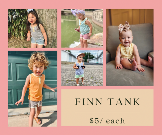 Finn Tank Aqua Blue