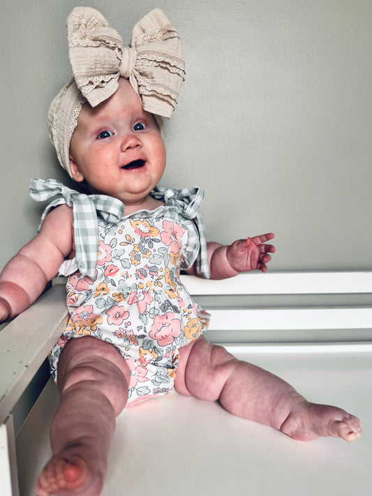 Baby Bubble Romper | Sage Garden | 2week TAT