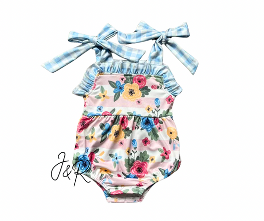Baby Bubble Romper | Summer Bouquet | 2week TAT