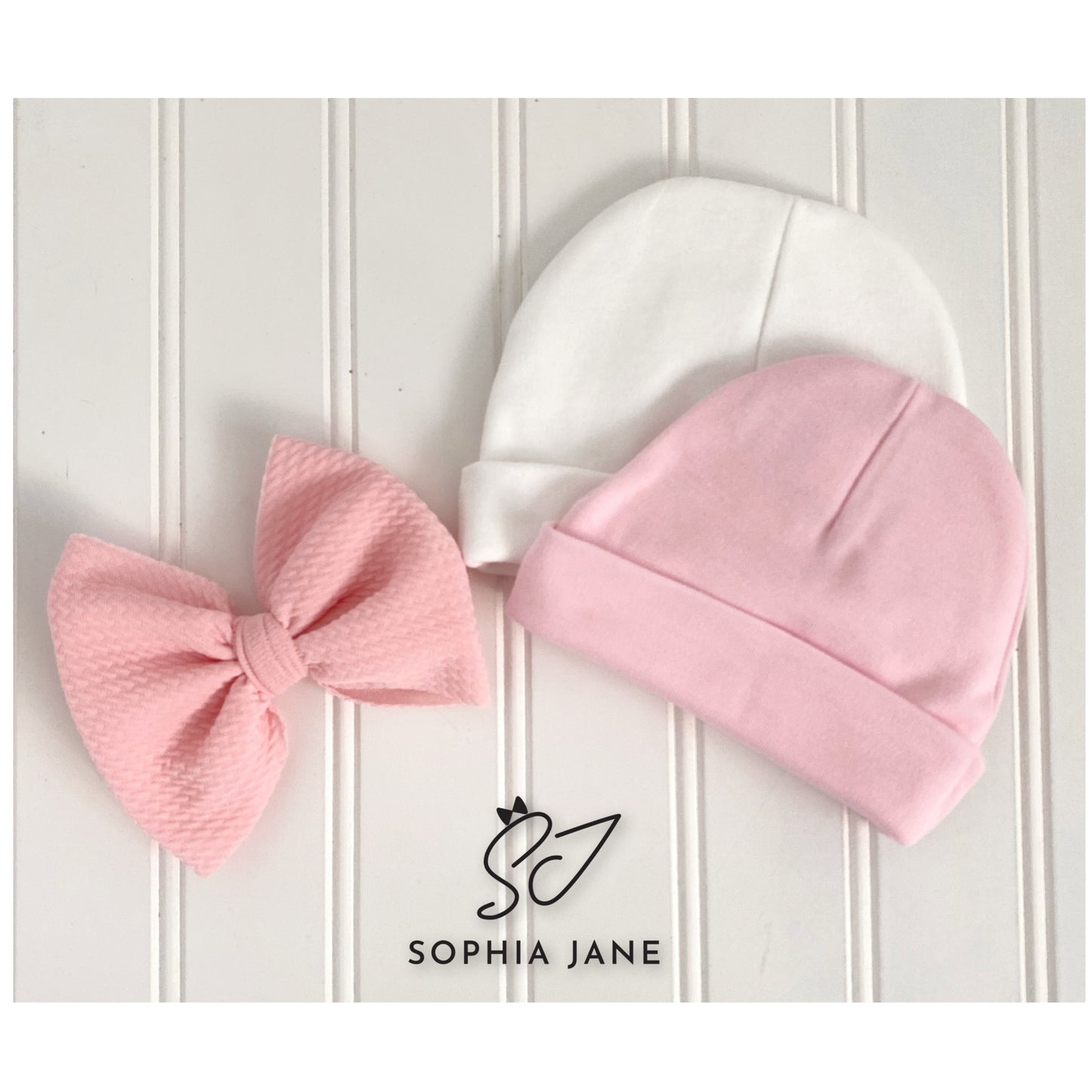 SJ BowBeanie: INFANT MINT