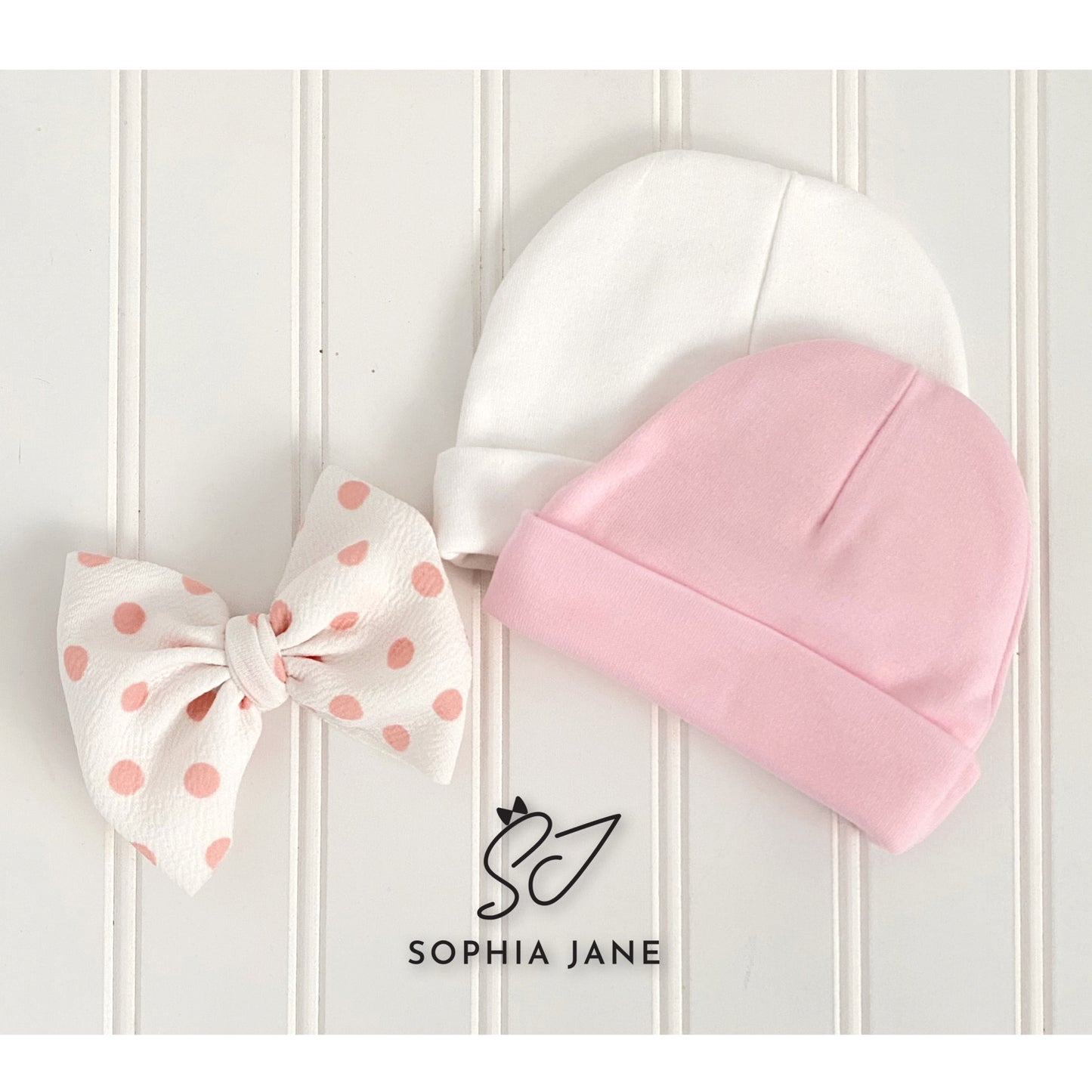 SJ BowBeanie: INFANT MINT