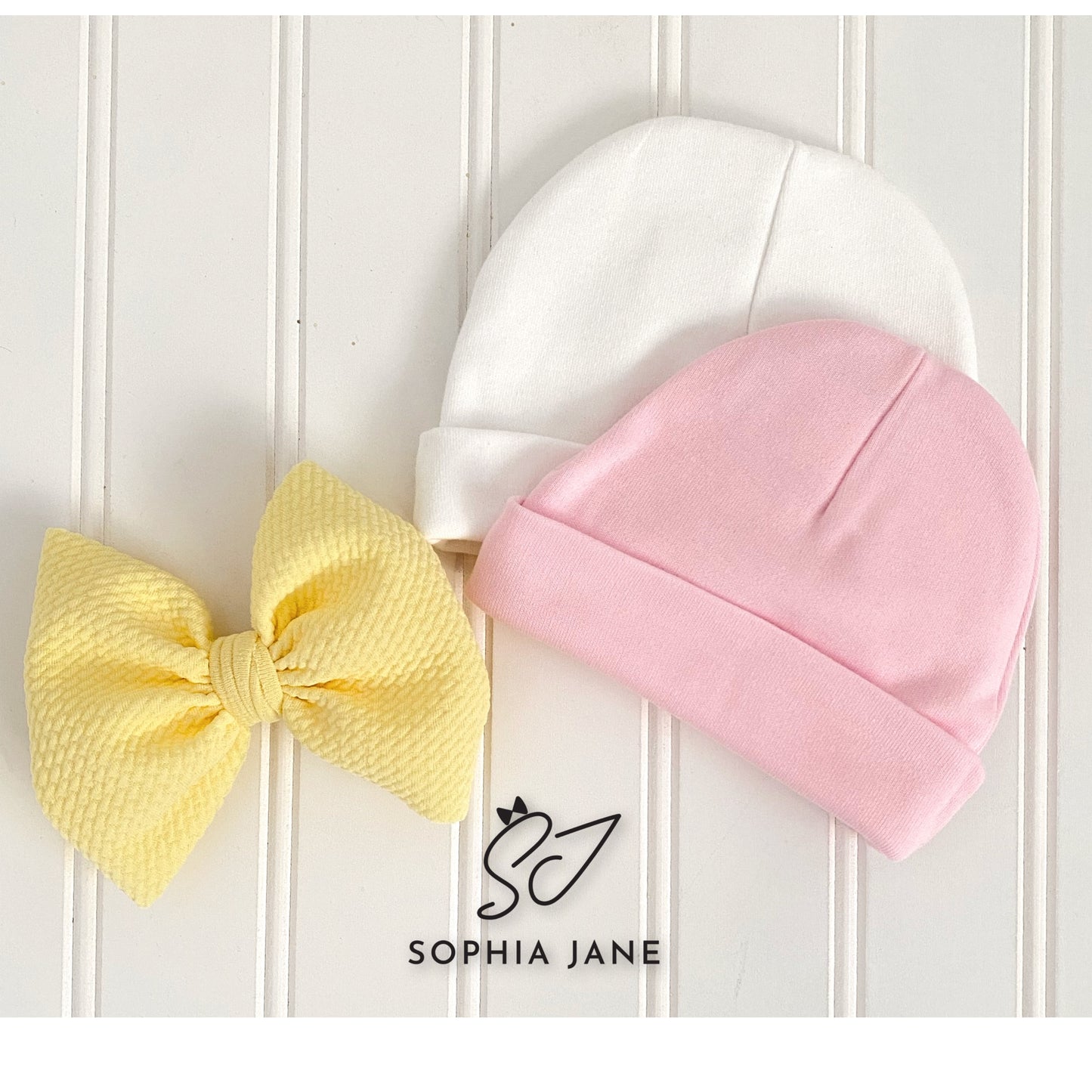 SJ BowBeanie: INFANT MINT